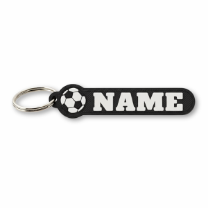 Soccer Keychain with Custom Name